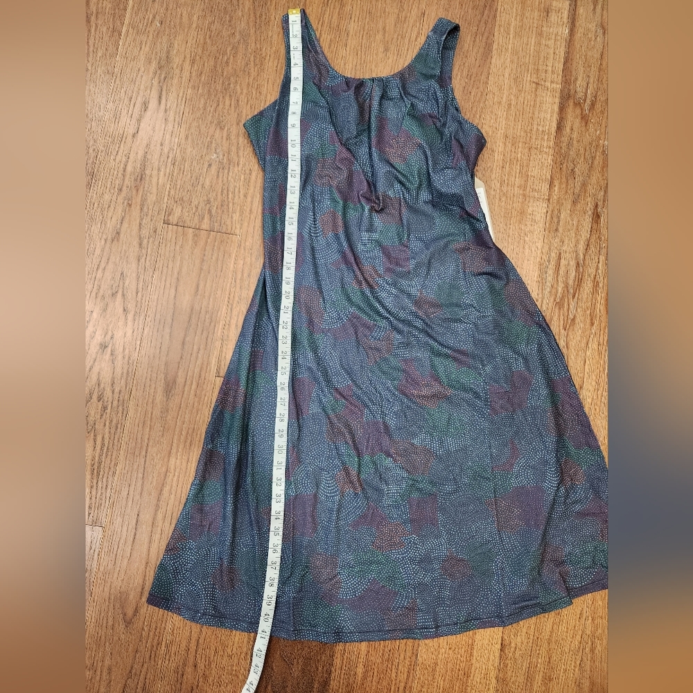 prAna Women's Skypath Dress, Size XL in deep pine dotty color. Athleisure/Casual - Picture 7 of 12